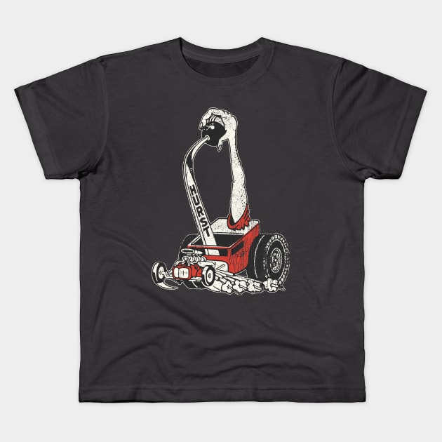 Hurst Drag Racer Kids T-Shirt by darklordpug